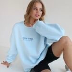 Džemperis “RECIPE” baby blue