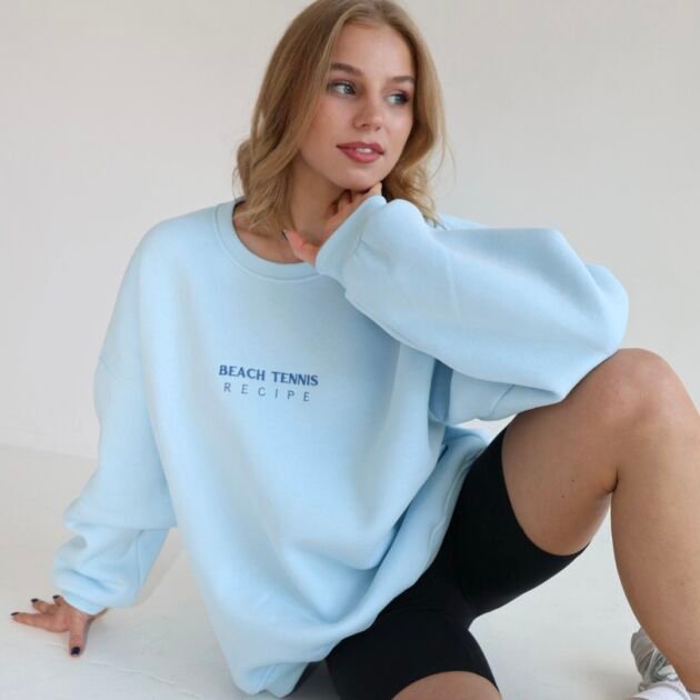 Džemperis “RECIPE” baby blue